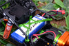 Axial Yeti Aluiminium Battery Holder - 1Pc Set Titanium