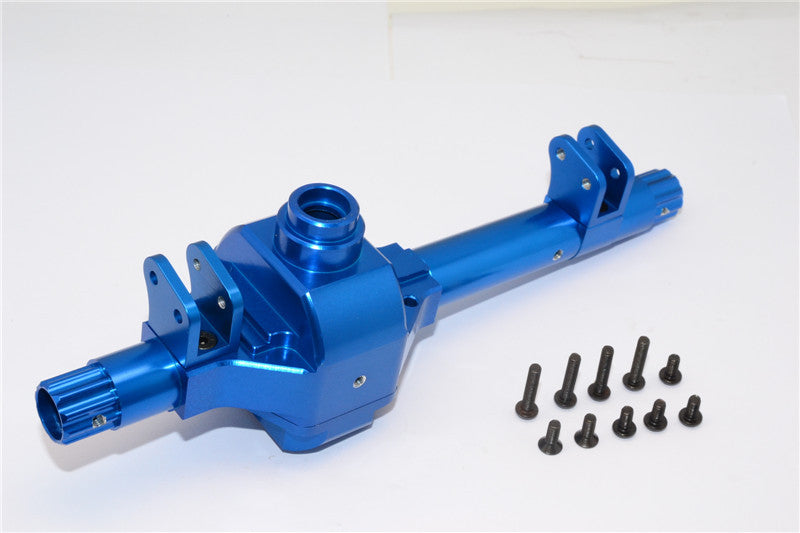 Axial Yeti Aluminum Rear Axle Housing - 1 Set Blue