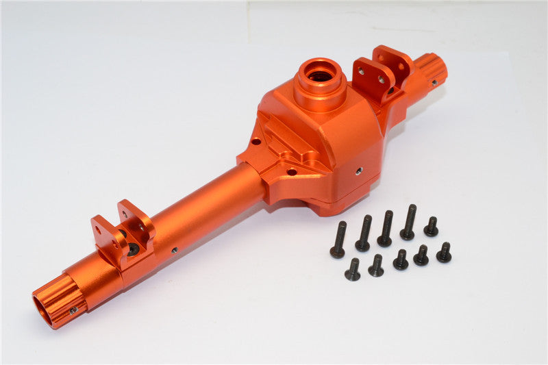 Axial Yeti Aluminum Rear Axle Housing - 1 Set Orange