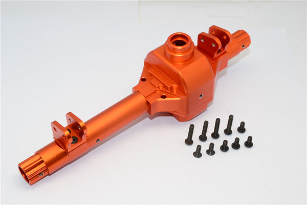 Axial Yeti Aluminum Rear Axle Housing - 1 Set Orange