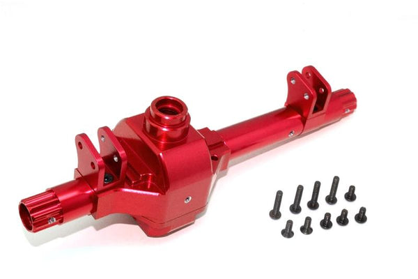 Axial Yeti (AX90026) & Yeti SCORE (AX90050, AX90068) Aluminum Rear Axle Housing - 1 Set Red