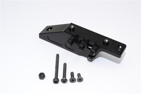 Axial Yeti Aluminum Rear Axle Mount - 1Pc Set Black