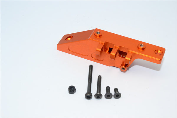 Axial Yeti Aluminum Rear Axle Mount - 1Pc Set Orange