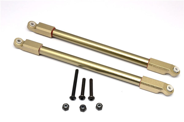 Axial Yeti & RR10 Bomber Aluminum Rear Upper Chassis Link Parts - 1Pr Set Titanium