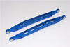 Axial Yeti & RR10 Bomber Aluminum Rear Lower Chassis Link Parts - 1Pr Blue