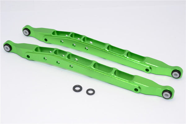 Axial SMT10 Grave Digger (AX90055) Aluminum Front/Rear Lower Chassis Link  Parts - 1Pr Set Green