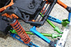 Axial Yeti (AX90026) & Yeti SCORE (AX90050, AX90068) Aluminum Rear Adjustable Chassis Rod - 1Pr Set Orange