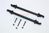 Axial Yeti (AX90026) & Yeti SCORE (AX90050, AX90068) Aluminum Rear Adjustable Chassis Rod - 1Pr Set Black