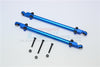 Axial Yeti (AX90026) & Yeti SCORE (AX90050, AX90068) Aluminum Rear Adjustable Chassis Rod - 1Pr Set Blue