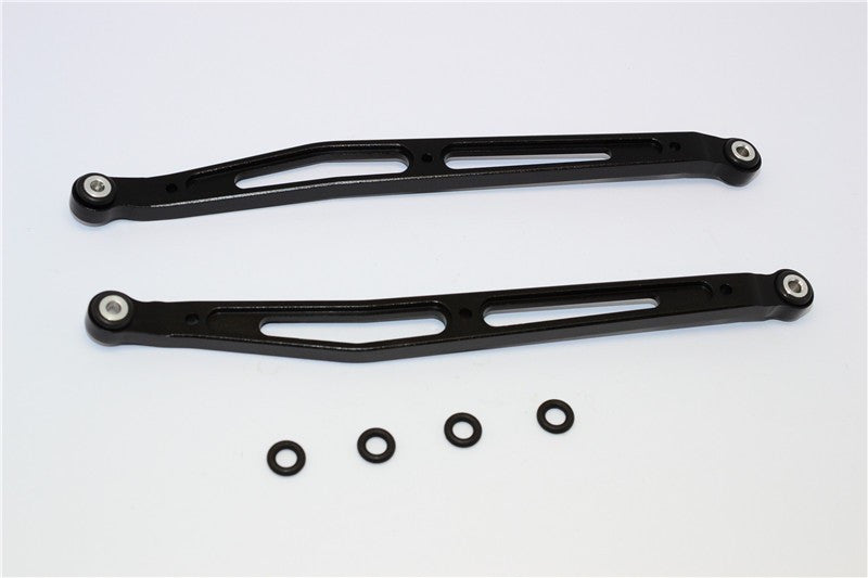 Axial SMT10 Grave Digger (AX90055) Aluminum Front/Rear Upper Chassis Link  Parts - 1Pr Set Black