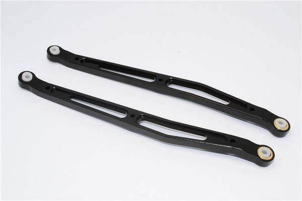 Axial Yeti & RR10 Bomber Aluminum Rear Upper Chassis Link Parts - 1Pr Set Black