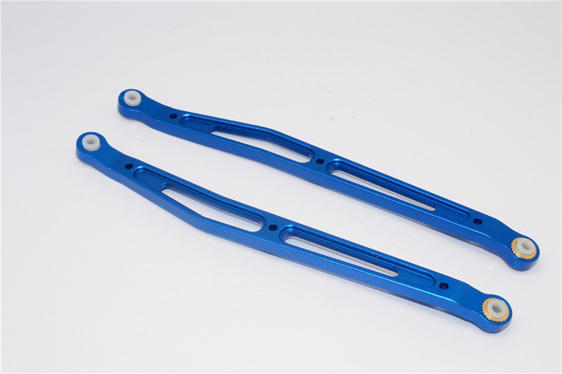 Axial Yeti & RR10 Bomber Aluminum Rear Upper Chassis Link Parts - 1Pr Set Blue