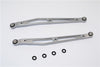 Axial SMT10 Grave Digger (AX90055) Aluminum Front/Rear Upper Chassis Link  Parts - 1Pr Set Gray Silver