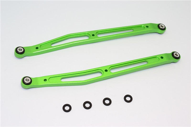 Axial SMT10 Grave Digger (AX90055) Aluminum Front/Rear Upper Chassis Link  Parts - 1Pr Set Green