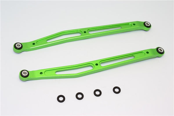 Axial SMT10 Grave Digger (AX90055) Aluminum Front/Rear Upper Chassis Link  Parts - 1Pr Set Green