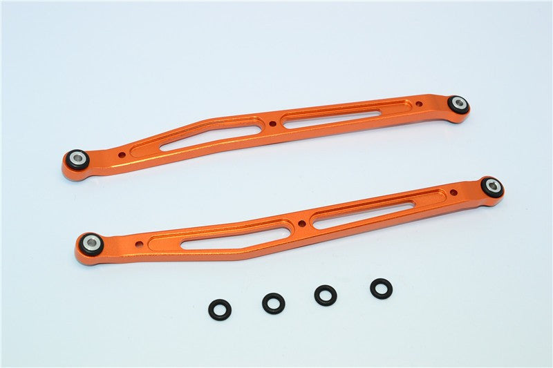 Axial SMT10 Grave Digger (AX90055) Aluminum Front/Rear Upper Chassis Link  Parts - 1Pr Set Orange