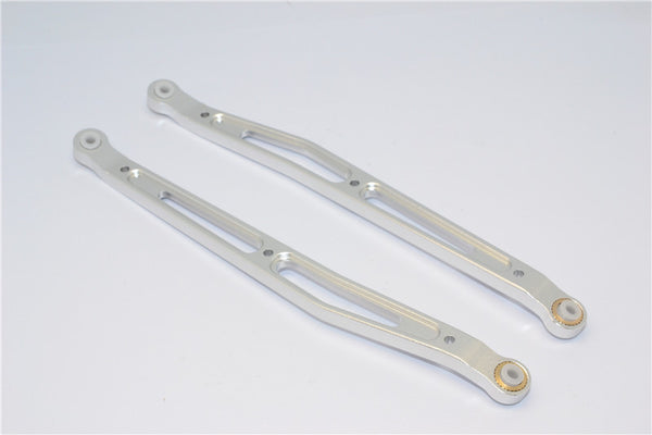 Axial SMT10 Grave Digger (AX90055) Aluminum Front/Rear Upper Chassis Link  Parts - 1Pr Set Silver