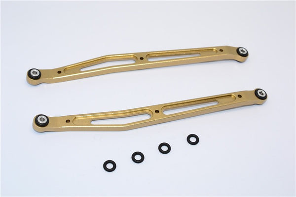Axial SMT10 Grave Digger (AX90055) Aluminum Front/Rear Upper Chassis Link  Parts - 1Pr Set Titanium
