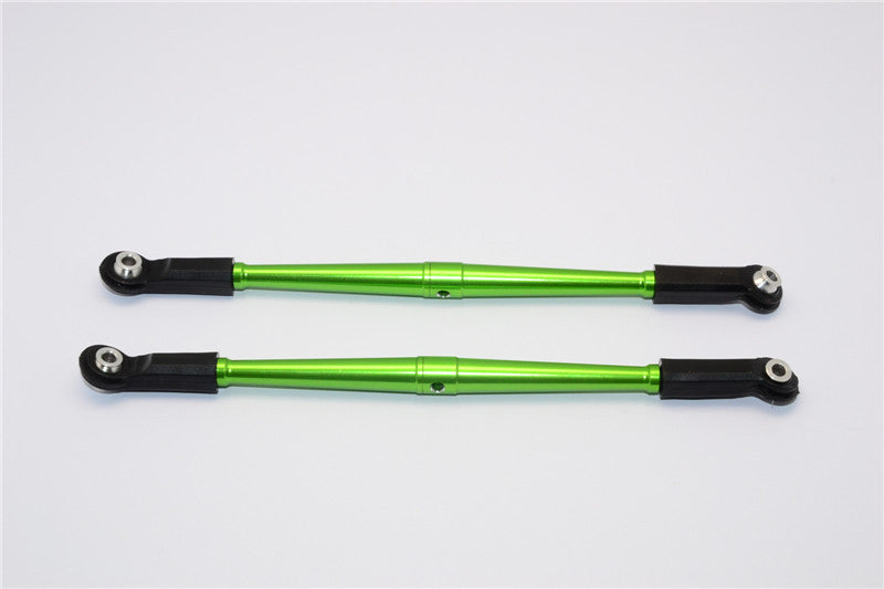 Axial Yeti Aluminum Rear Upper Chassis Link Parts With Plastic Ends - 1Pr Green