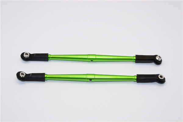 Axial Yeti Aluminum Rear Upper Chassis Link Parts With Plastic Ends - 1Pr Green