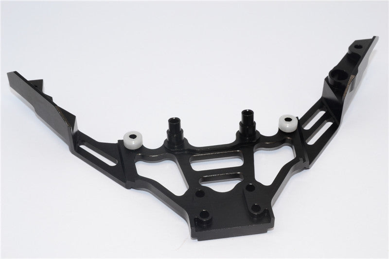 Axial Yeti Aluminum Gear Box & Chassis Mount - 1Pc Black