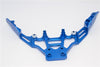 Axial Yeti Aluminum Gear Box & Chassis Mount - 1Pc Blue