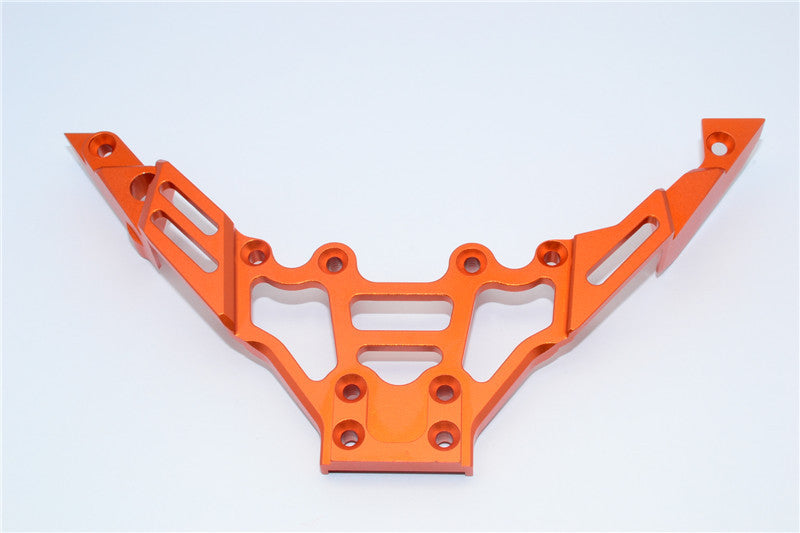 Axial Yeti Aluminum Gear Box & Chassis Mount - 1Pc Orange