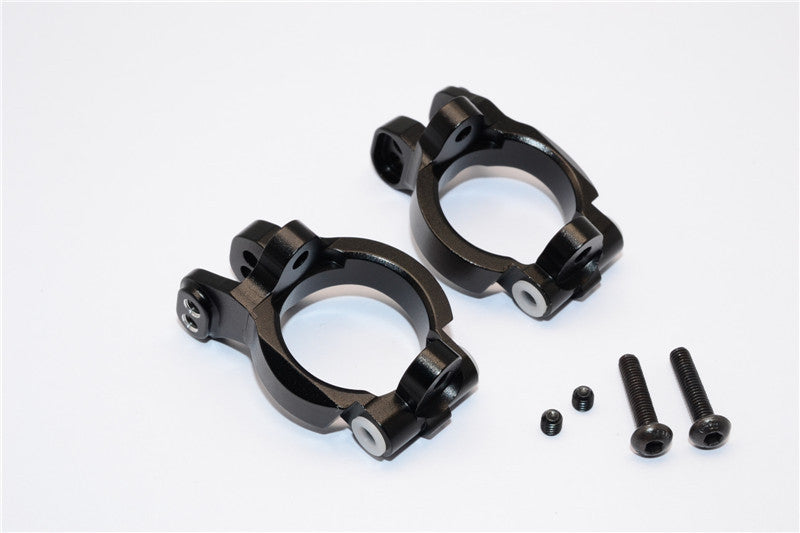 Axial Yeti Aluminimum Front C-Hub - 1Pr Set Black