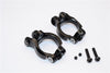 Axial Yeti Aluminimum Front C-Hub - 1Pr Set Black