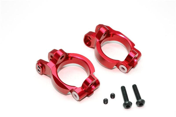 Axial Yeti (AX90026) & Yeti SCORE (AX90050, AX90068) Aluminum Front C-Hub - 1Pr Set Red