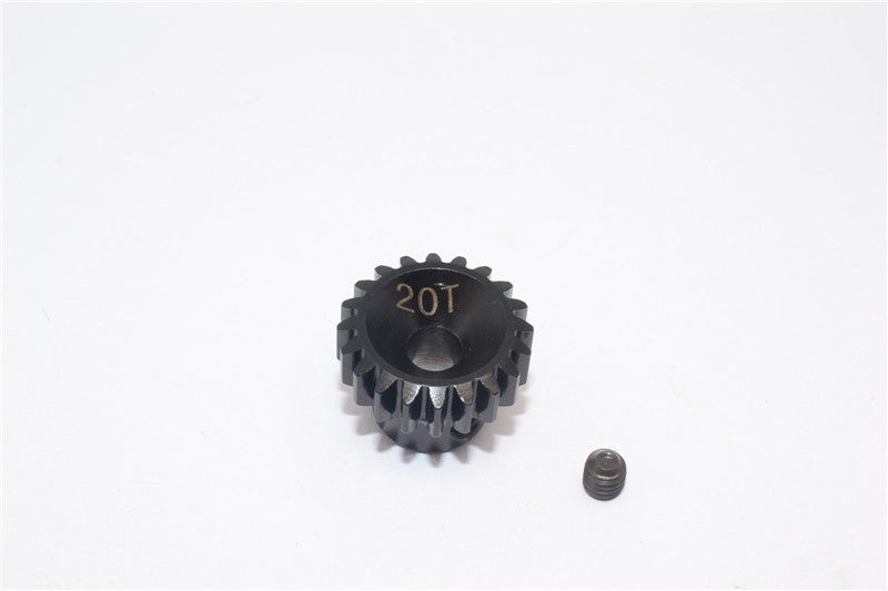 Axial Yeti & Yeti XL Steel #45 Pinion Gear 32 Pitch 20T - 1Pc Set Black