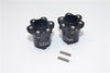 Axial Yeti Aluminum 2.2 Wheel Hub Adapters (22mm Thickness) - 1Pr Set Black