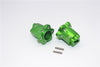 Axial Yeti Aluminum 2.2 Wheel Hub Adapters (22mm Thickness) - 1Pr Set Green