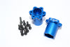 Axial Yeti, Exo, Wraith & SCX10 Aluminum 2.2 Wheel Hub Adapters (22mm Thickness) - 1Pr Set Blue