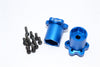 Axial Yeti, Exo, Wraith & SCX10 Aluminum 2.2 Wheel Hub Adapters (22mm Thickness) - 1Pr Set Blue