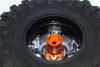 Axial Yeti, Exo, Wraith & SCX10 Aluminum 2.2 Wheel Hub Adapters (22mm Thickness) - 1Pr Set Orange