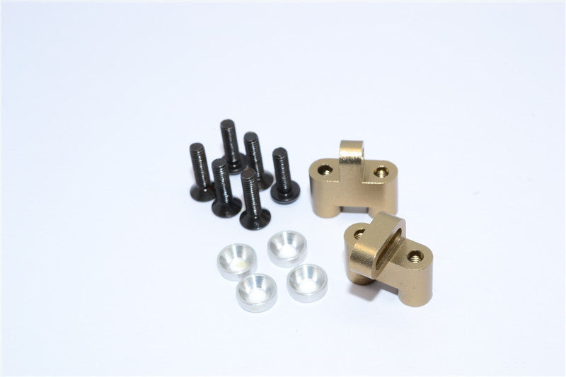 Axial Yeti Aluminimum Servo Mount - 1Pr Set Titanium