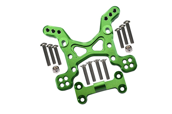 Axial Yeti Aluminum Front Shock Tower - 1 Set Green