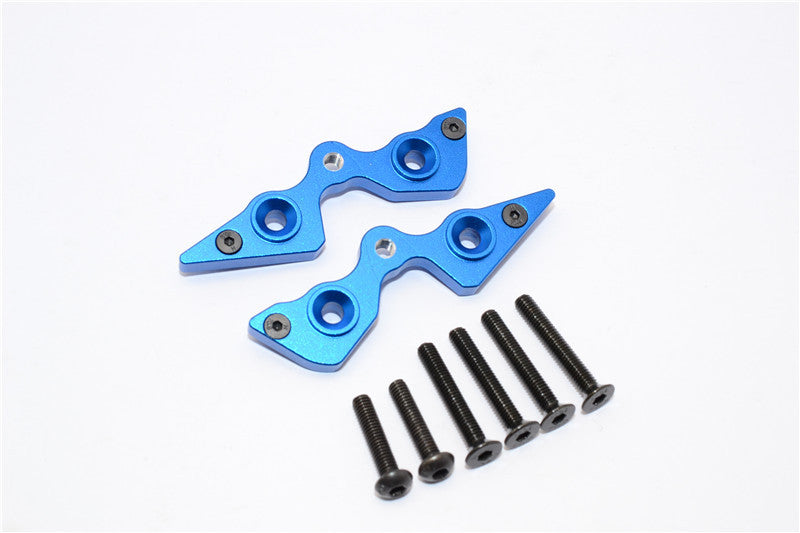 Axial Yeti Aluminum Rear Cage Components - 2 Pcs Set Blue