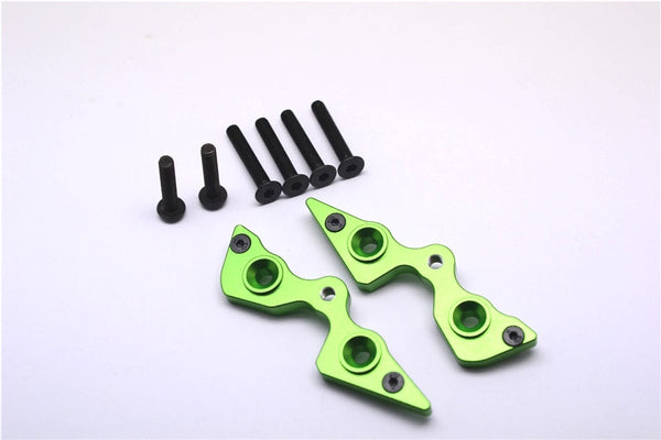 Axial Yeti Aluminum Rear Cage Components - 2 Pcs Set Green