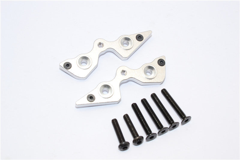 Axial Yeti Aluminum Rear Cage Components - 2 Pcs Set Silver