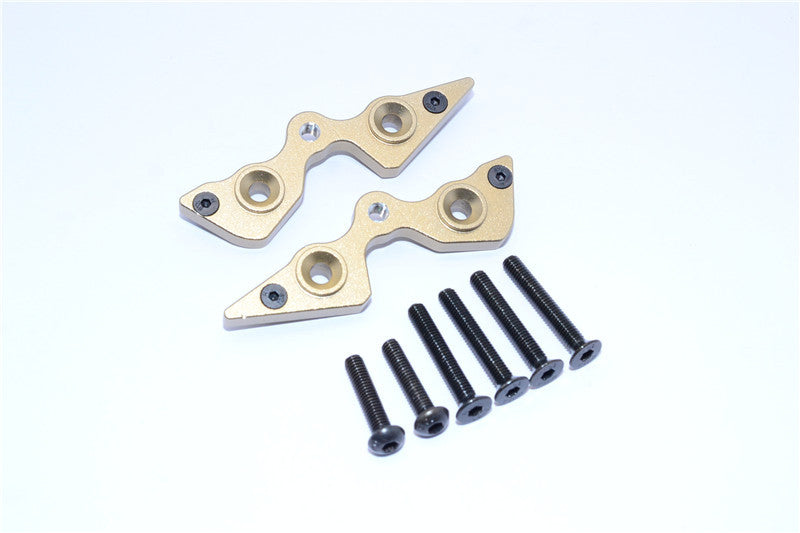 Axial Yeti Aluminum Rear Cage Components - 2 Pcs Set Titanium