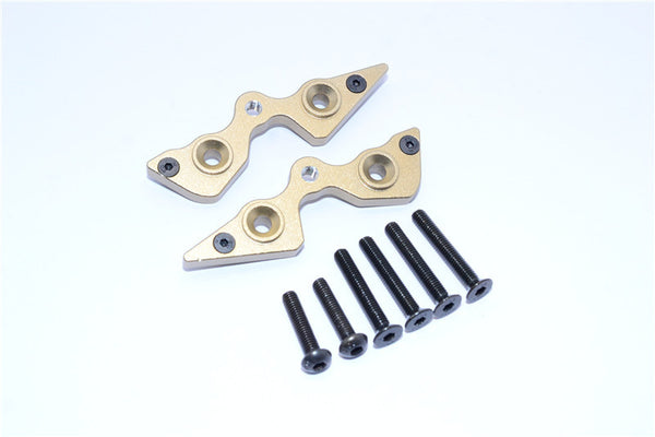 Axial Yeti Aluminum Rear Cage Components - 2 Pcs Set Titanium