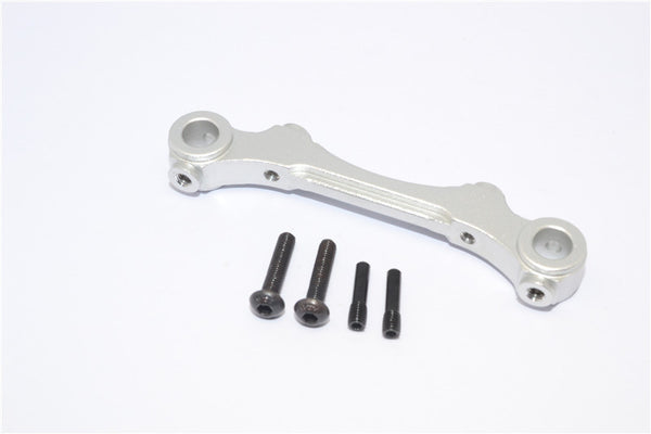 Axial Yeti Aluminum Front Body Post Mount - 1Pc Set Silver