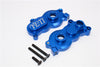 Axial Yeti Aluminum Center Transmission Case - 2Pcs Set Blue