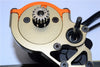 Axial Yeti & RR10 Bomber Aluminum Transmission Motor Mount - 3Pcs Set Orange