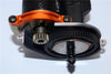 Axial Yeti & RR10 Bomber Aluminum Transmission Motor Mount - 3Pcs Set Orange