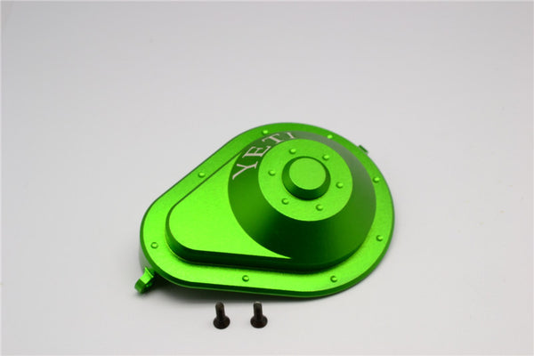 Axial Yeti & RR10 Bomber Aluminum Spur Gear Case - 1 Pc Set Green