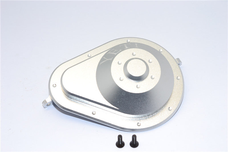 Axial Yeti & RR10 Bomber Aluminum Spur Gear Case - 1 Pc Set Silver
