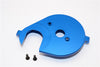Axial Yeti & RR10 Bomber Aluminum Spur Gear Cover Plate - 1Pc Set Blue